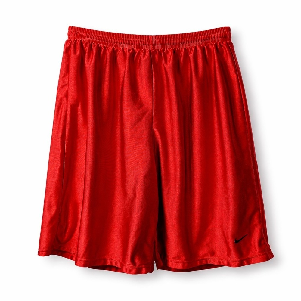 Vtg NIKE Swoosh Dazzle Basketball Shorts Sz XL Shiny Shimmer Silky 90s Y2K USA